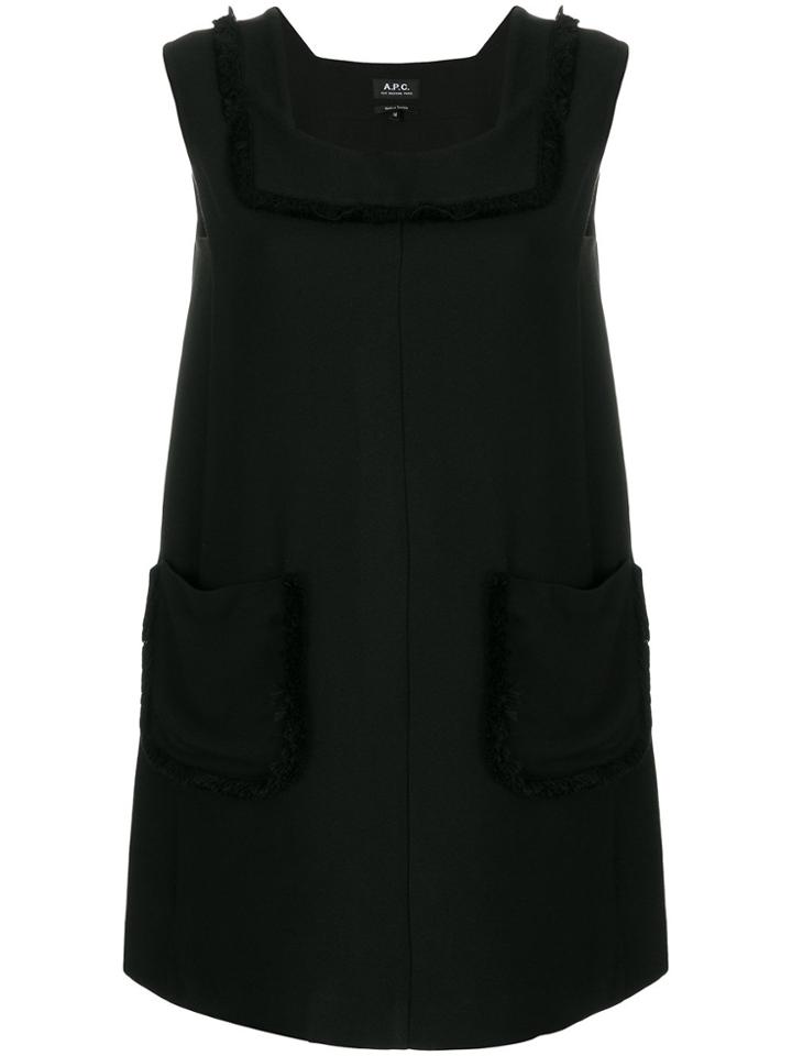 A.p.c. Oversized Pockets Dress - Black