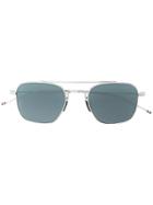 Thom Browne Eyewear Square Sunglasses - Metallic