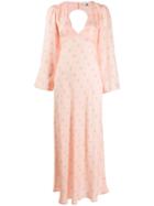 Rixo Nadia Floral Print Dress - Neutrals