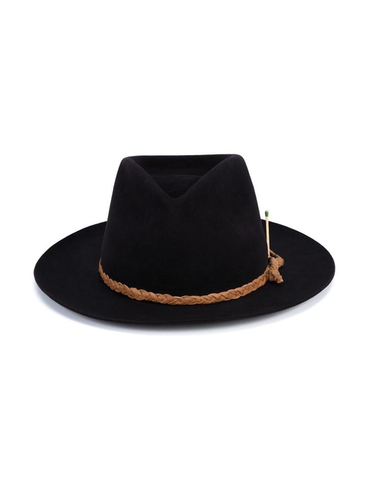 Nick Fouquet 'wyldeflower' Hat - Black