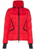 Moncler Grenoble Fitted Padded Jacket - Red