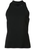 Cushnie Et Ochs Choker Tank Top, Women's, Size: 8, Black, Spandex/elastane/viscose