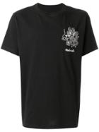 Maharishi Dragon-embroidered T-shirt - Black
