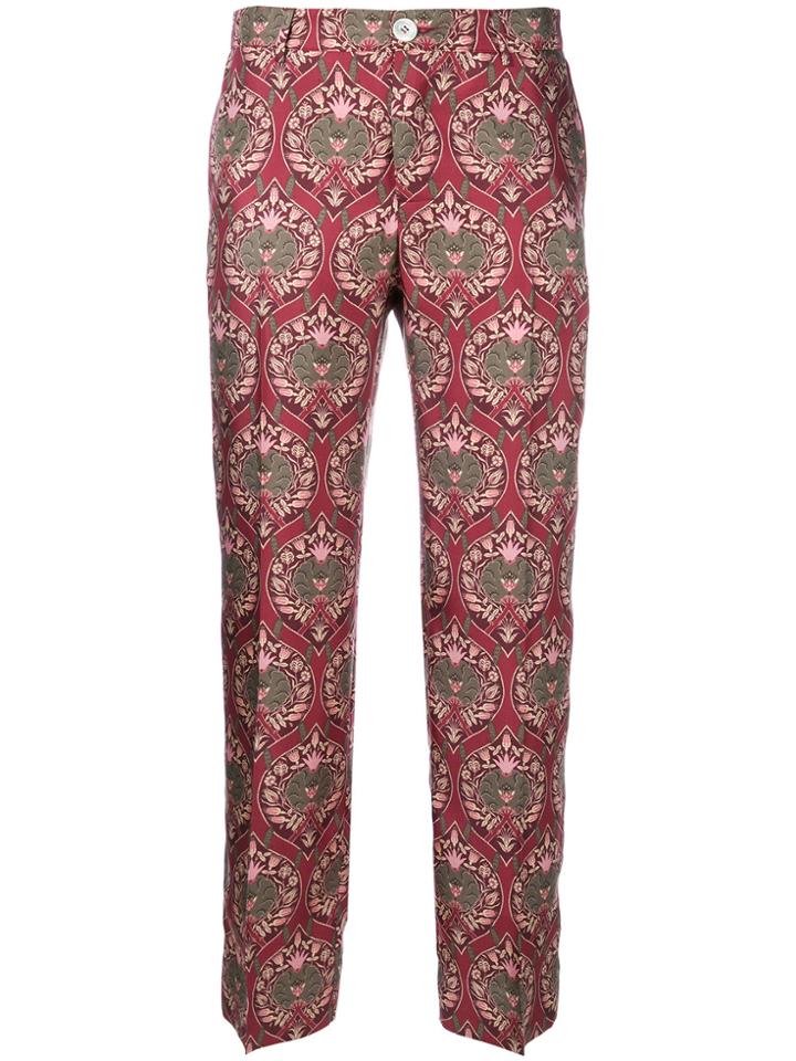 F.r.s For Restless Sleepers Ceo Cropped Trousers - Red