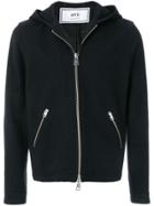 Ami Alexandre Mattiussi Zipped Hooded Jacket - Blue