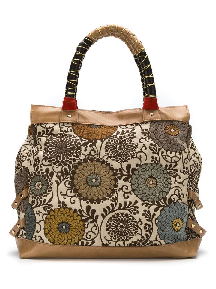 Xaa - Tote Bag - Women - Cotton/leather - One Size, Brown, Cotton/leather