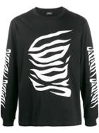 Diesel Graphic Long-sleeve Top - Black