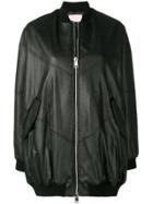 Giamba Zipped-up Bomber Jacket - Black