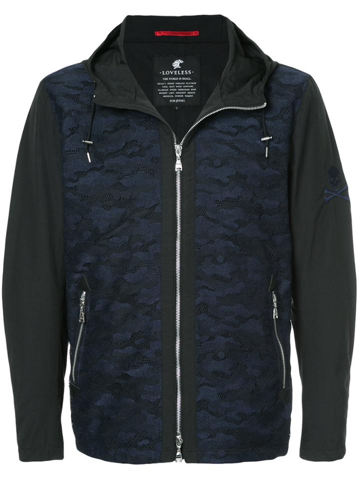 Loveless Woven Camouflage-effect Jacket - Blue