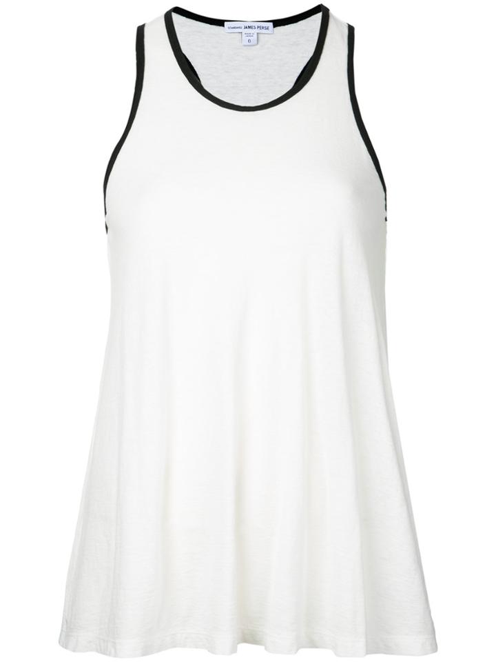 James Perse Sleeveless Boxy T-shirt - White