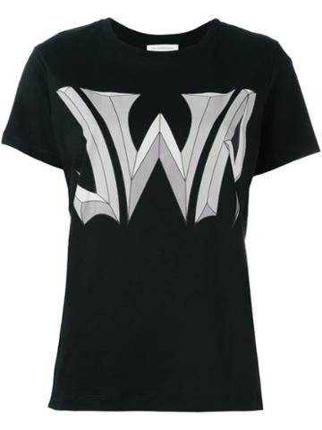 J.w.anderson Logo Print T-shirt, Women's, Size: Small, Black, Cotton