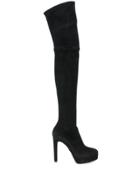 Casadei Over The Knee Heeled Boots - Black