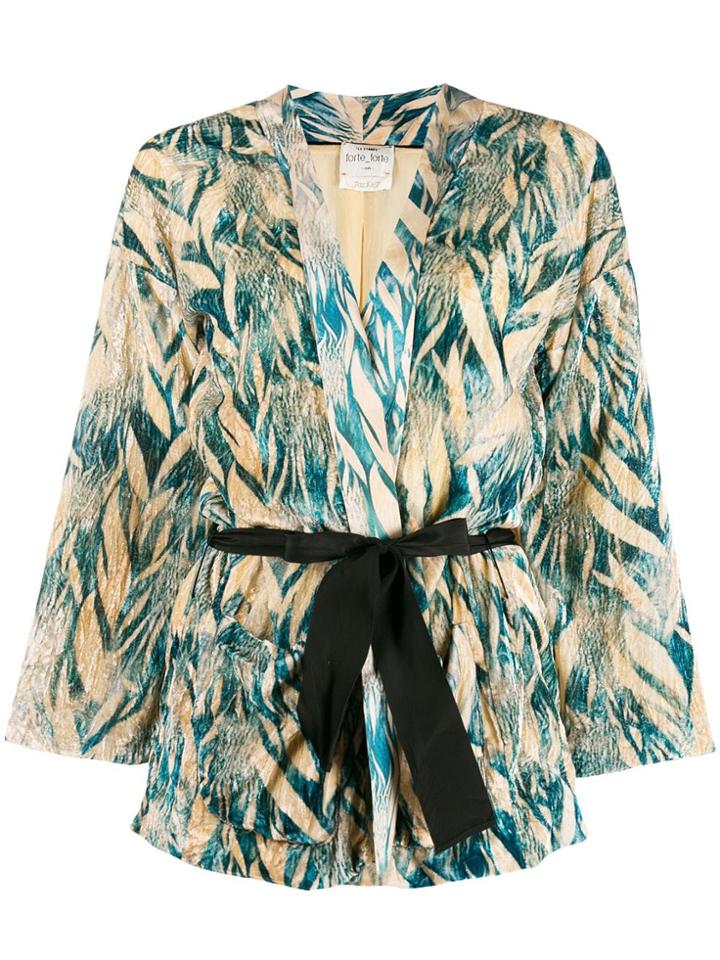 Forte Forte Cobalto Velvet Blazer - Blue