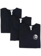 Diesel Pack Of Three T-shirt - Black