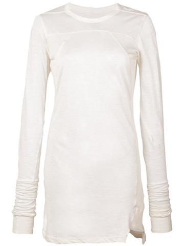 Rick Owens Long Plinth T-shirt - White