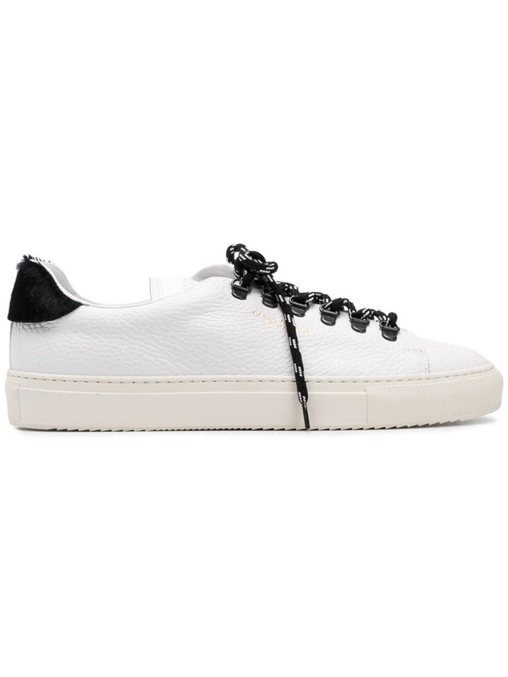 Paolo Pecora Contrast Laces Sneakers - White