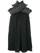 Dondup Crisscross Neck Dress - Black