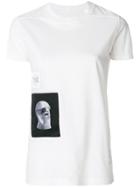 Rick Owens Drkshdw Patch Detail T-shirt - White