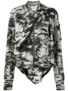 Rick Owens Swoop Bomber Jacket, Women's, Size: 44, Black, Silk/cotton/cupro