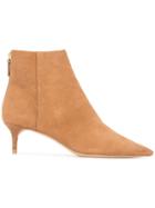 Alexandre Birman Pointed Ankle Boots - Brown