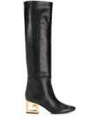 Givenchy G Heel Boots - Black