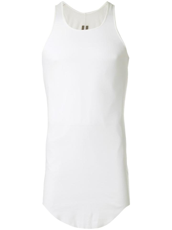 Rick Owens Sheer Tank Top - White