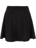 Mcq Alexander Mcqueen A-line Mini Skirt, Women's, Size: Medium, Black, Polyamide/spandex/elastane/viscose