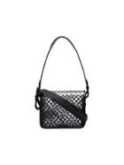 Off-white Pvc Net Shoulder Bag - Black