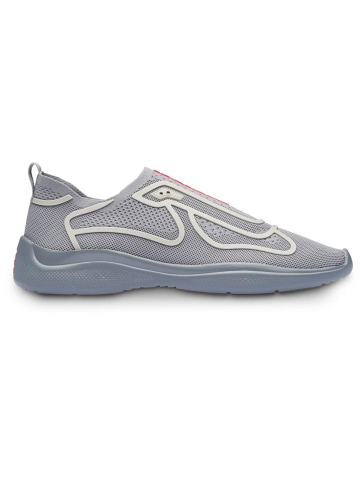 Prada Fabric Sneakers - F0276 Steel Gray