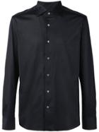Corneliani Pointed Collar Shirt - Black