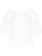 Fendi Bow Detailed Blouse - White