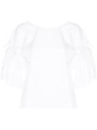 Fendi Bow Detailed Blouse - White