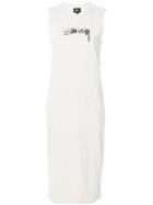 Stussy Logo Print Tank Dress - Nude & Neutrals