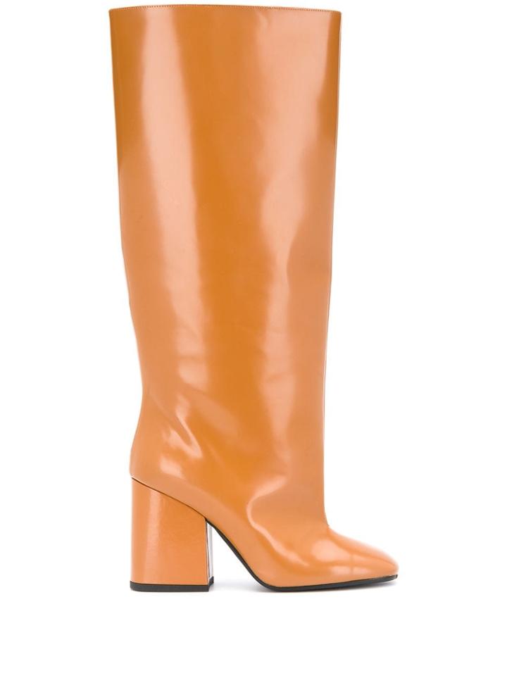 Marni Square-toe Boots - Brown
