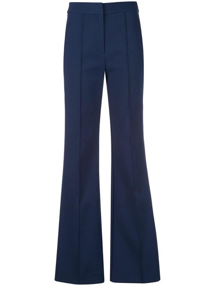 Diane Von Furstenberg Flared Trousers - Blue