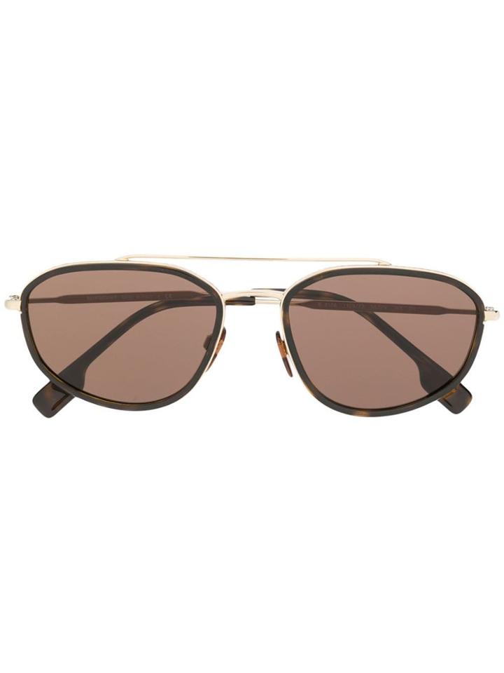 Burberry Eyewear Aviator Sunglasses - Brown
