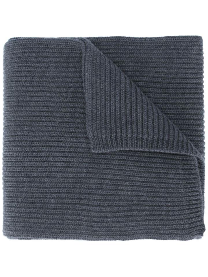 Dsquared2 Canadian Emblem Scarf, Men's, Grey, Wool