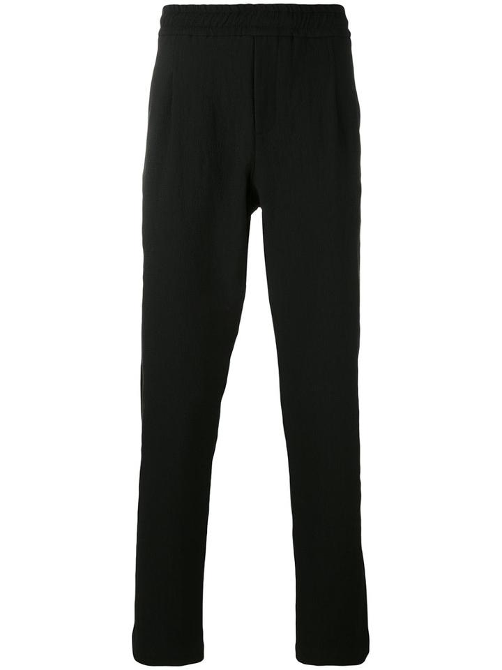 Soulland - Pino Drawstring Trousers - Men - Cotton/polyester - M, Black, Cotton/polyester