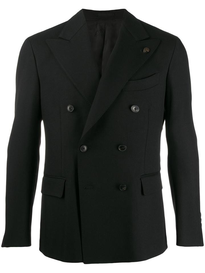 Gabriele Pasini Fitted Double-breasted Blazer - Black