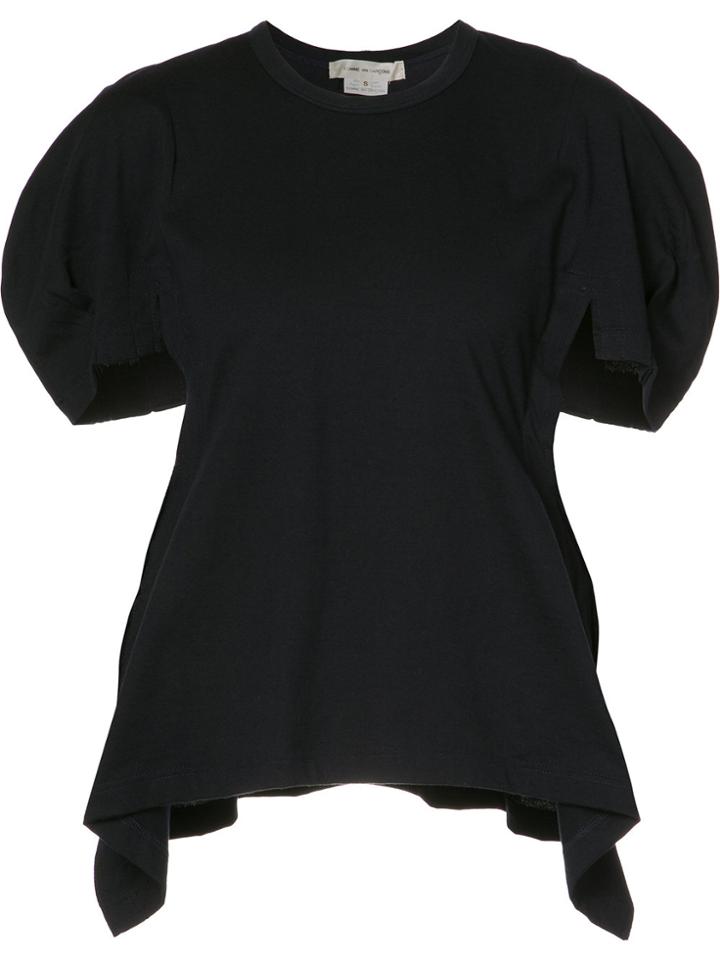 Comme Des Garçons Balloon Sleeve Top - Blue
