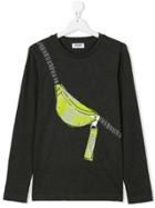 Moschino Kids Teen Belt Bag Print T-shirt - Grey