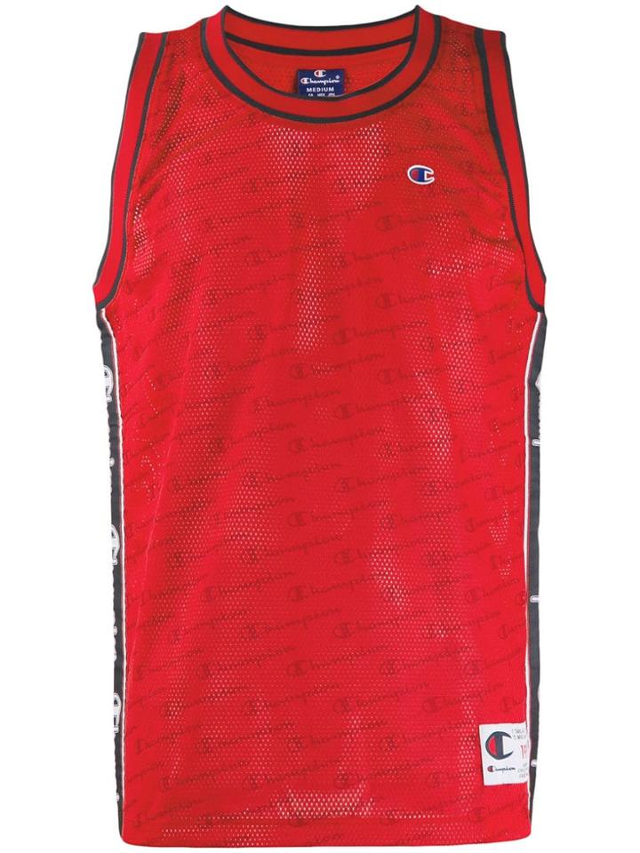 Champion Logo Print Vest - Red