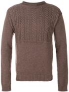 Maison Margiela Cable Knit Sweater - Brown