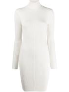 Wolford Ribbed Knit Sweater Dress - White