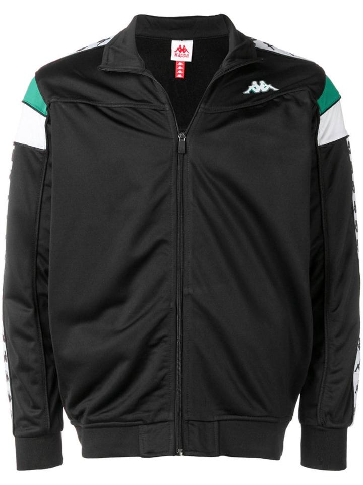 Kappa Contrast Logo Bomber Jacket - Black