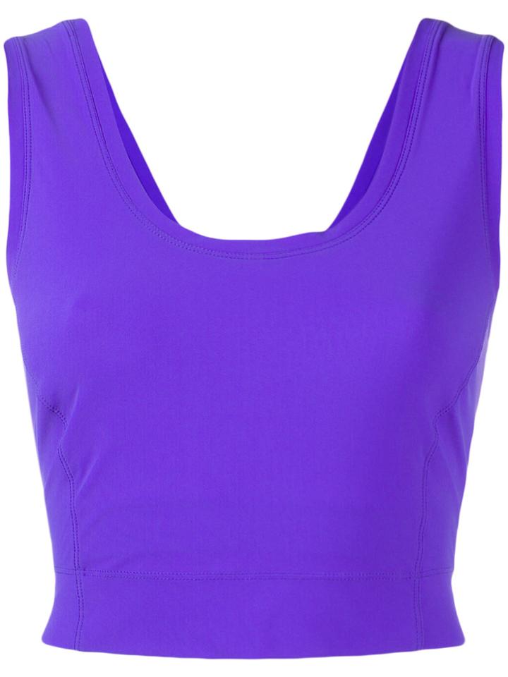 No Ka' Oi Cropped Tank Top - Pink & Purple