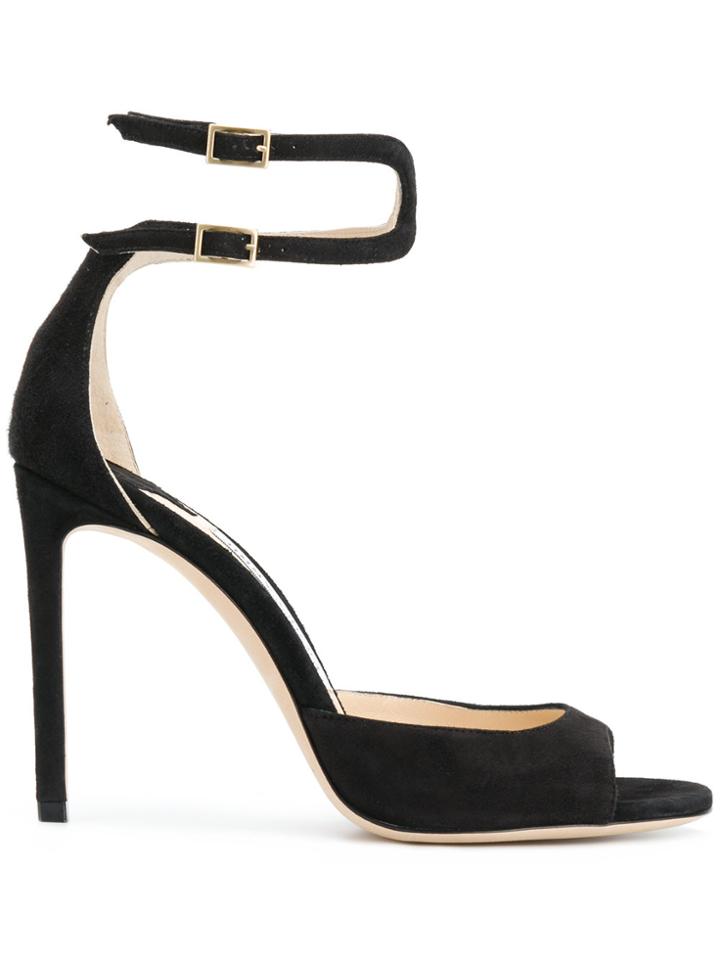 Jimmy Choo Lane 100 Sandals - Black