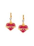 Dolce & Gabbana Sacred Heart Earrings - Metallic