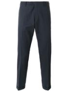 Pt01 Straight Leg Tailored Trousers, Men's, Size: 46, Blue, Cotton/polyamide