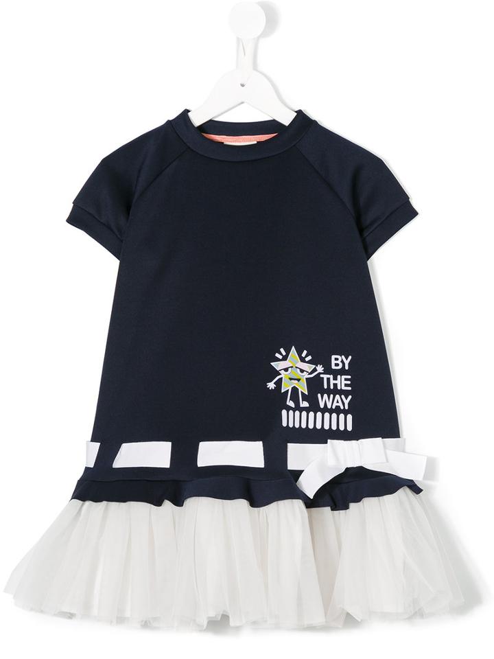 Fendi Kids - Tutu T-shirt Dress - Kids - Cotton/polyamide/polyester/spandex/elastane - 6 Yrs, Blue